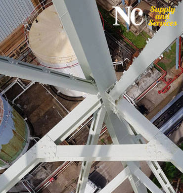 รับเคลือบทาสีโครงสร้าง Metal Coating